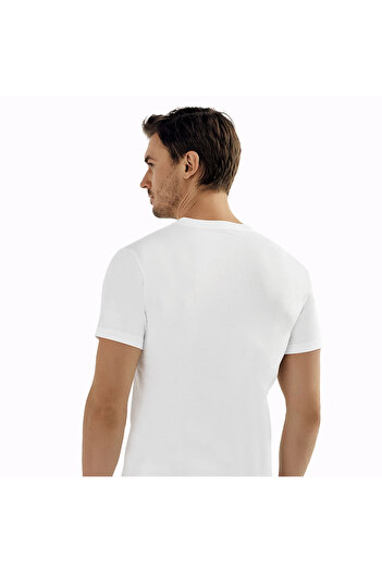 Şahinler Şahinler ME008 Tricou cu mânecă scurtă cu decolteu în V pentru bărbaţi