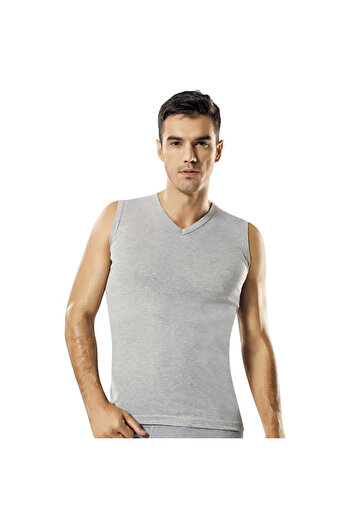 Namaldı Αμάνικο ανδρικό εσώρουχο 118 R Rib V-Neck