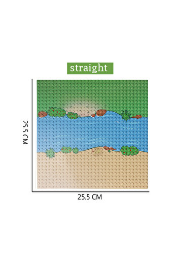 Choice Green B 32x32 Dots Island Grassland Style Base Plate Parts for City Military Soldier Figures Moc Bui