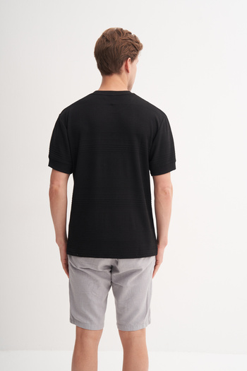 Cazador Πλεκτό μπλουζάκι με υφή Polo Neck Regular Fit