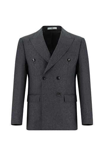 Kiğılı Slim Fit Slim Fit Patterned Double-Breasted Suit
