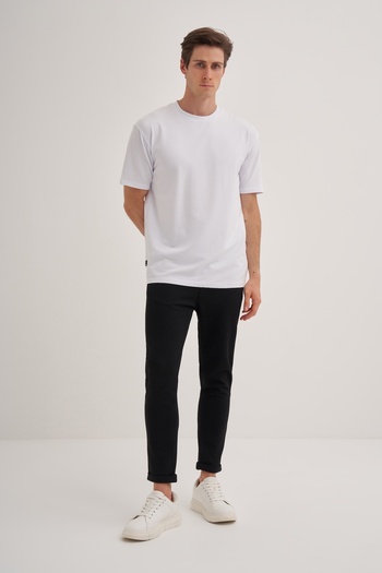 Cazador Άνετο μπλουζάκι Relax Fit Crew Neck Lycra