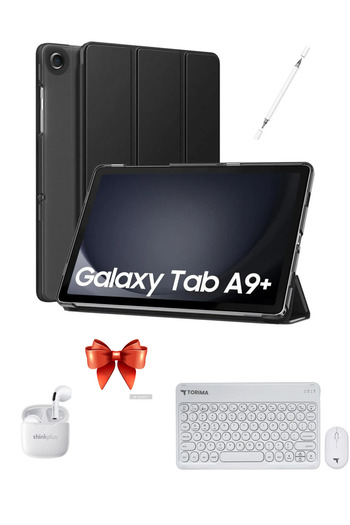 Samsung Galaxy Tab A9+ 256Gb 8GB-11'' Android Tablet SM-X210RZAPTUR+Tablet+Kılıf+Kalem+Kulaklık