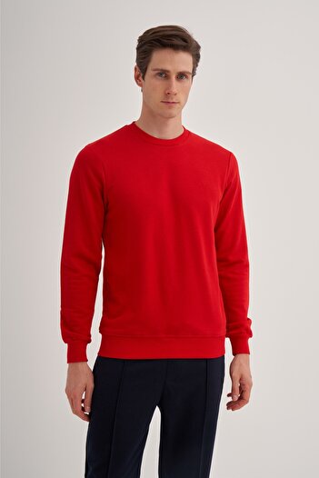 Cazador Slim Fit Seasonal 3 Thread Cotton Blend Sweatshirt