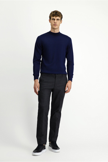 Kiğılı Slim Fit Slim Fit Patterned Flannel Classic Trousers