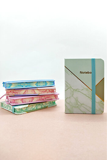 Limmy Green A7 Decorative Notebook - Elastic Pocket