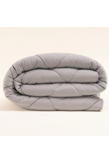 Penelope Microfiber Fabric Double Gray Pillow Quilt Set - Colors in Comfort