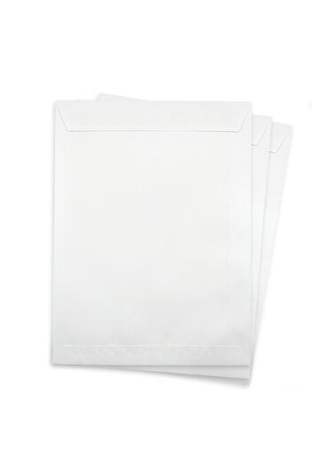 Limmy Zarf A4 boyutunda Beyaz Torba Zarf 24x32 cm - 10 Adet