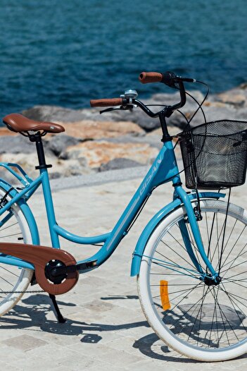 Bisan BİSAN SORRENTO ŞEHİR BİSİKLETİ 44 CM V 26 JANT 3 VİTES BEBEK MAVİSİ SİLVER