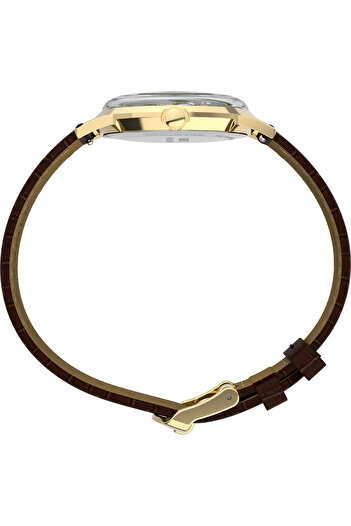 Timex Marlin® Quartz 34mm Leather Strap Watch