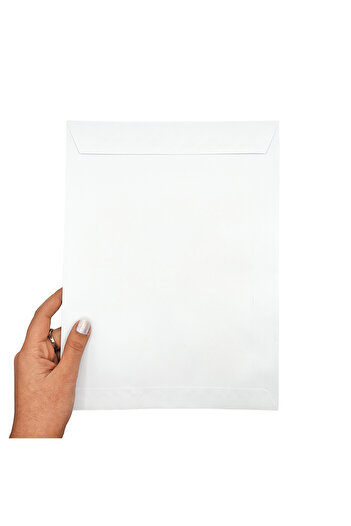 Limmy Zarf A4 boyutunda Beyaz Torba Zarf 24x32 cm - 20 Adet