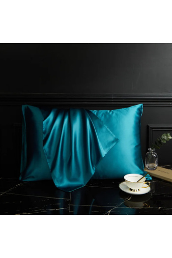 Rotixfy Satin Pillowcase, Blue Paris, 51x66 cm, Luxurious and Durable