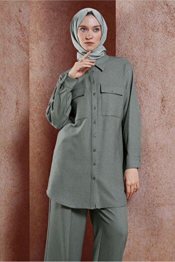 Alvina Shirt Collar Tunic 45069