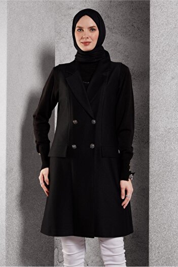 Alvina Kruvaze Collar Vest 45219