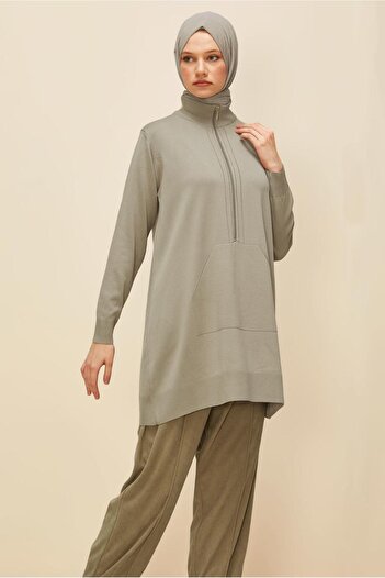 Alvina Zipped Knitwear Tunic 45885