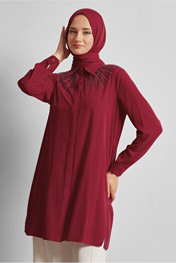 Alvina Shirt Collar Tunic 45421