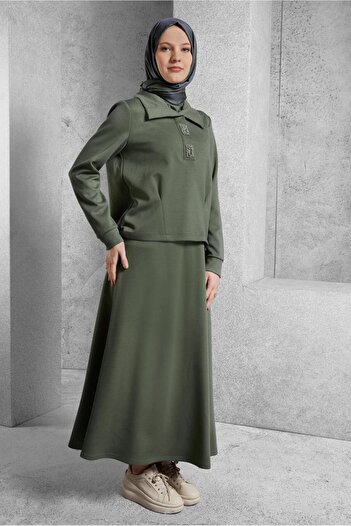 Alvina Stone Skirt Tracksuit 45131