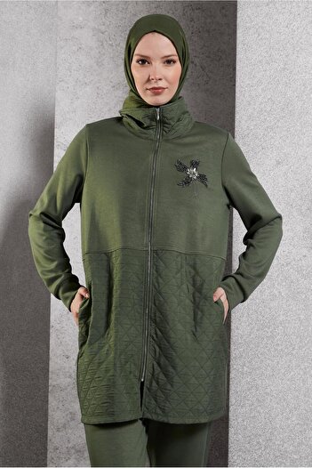 Alvina Quilted Pants Tracksuit Suit 45036