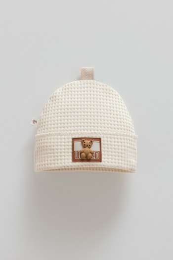 DIGERUI Soft Teddy Armali Beanie Ecru