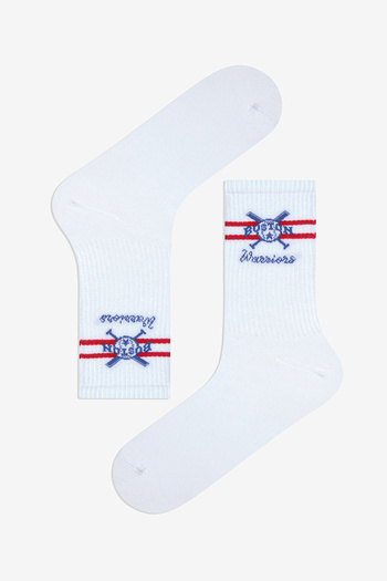 Penti Ανδρικές κάλτσες Boston White Socket