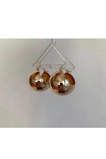 gaila design Gold Golden Yellow Big Ball Earrings