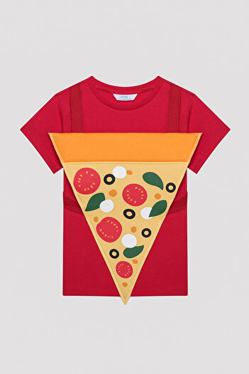 Penti Erkek Çocuk Pizza Çok Renkli Pijama Takımı