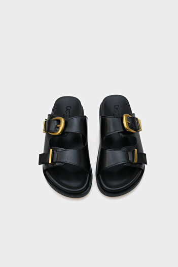 Capone Outfitters Maryl Double Buckle Women's Comfort Slippers