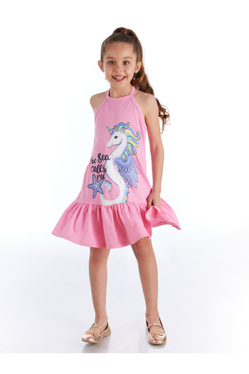 MSHB&G Rosa Träger Seacorn Mädchen Sommerkleid