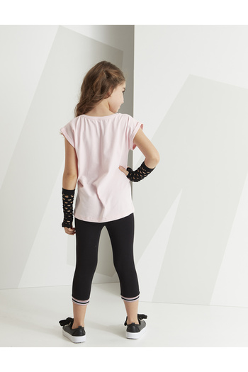 MSHB&G Rocker Einhorn Mädchen T-Shirt Capri Shorts Set