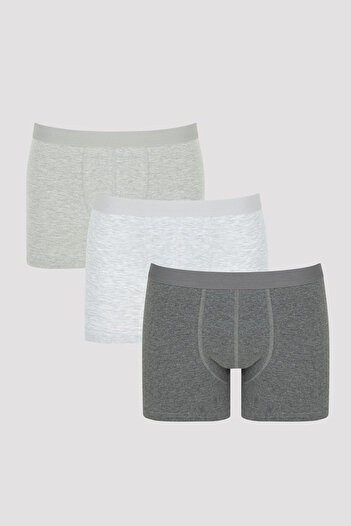 Penti Herren-Boxershorts im 3er-Pack in Basic-Grau