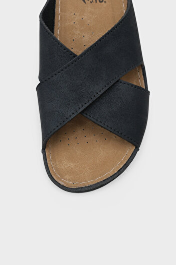 Capone Outfitters Slonovina 107001   Dámské anatomické pantofle s křížovým páskem Comfort