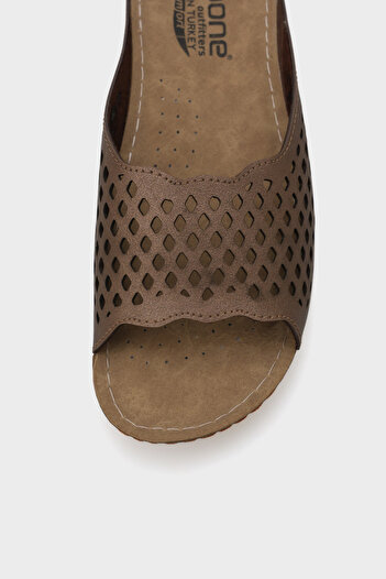 Capone Outfitters Capone Z0385 Copper Women's Comfort Anatomic Slippers
