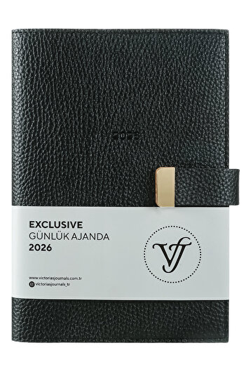 Victoria's Journals Ексклузивен дневен планирач 2026 A5 (14x21 cm) слонова кост 80 g/m². С възможност за презареждане.