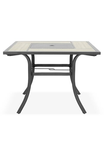 Maison Mex Masa dining gradina/terasa MALI L.101 l.101 H.72 negru/crem