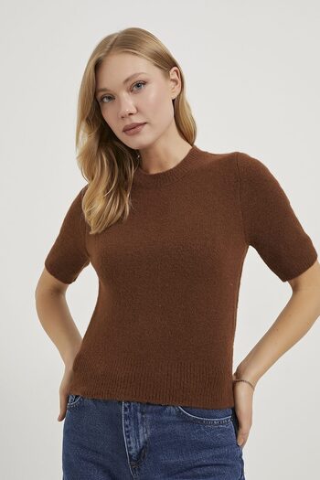Arma Life Armalife 4767 bis collar premium short sleeved women's sweater