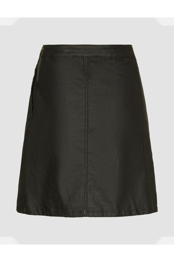 Noisy May Noisy May Faux Leather Skirt, black