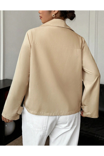 SHEIN Curve+ shirt, beige