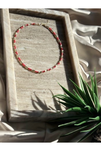 Le'sluette shadow of style Colorful Pipe Bead Necklace