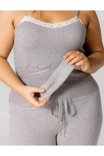 SHEIN Curve+ suit, gray