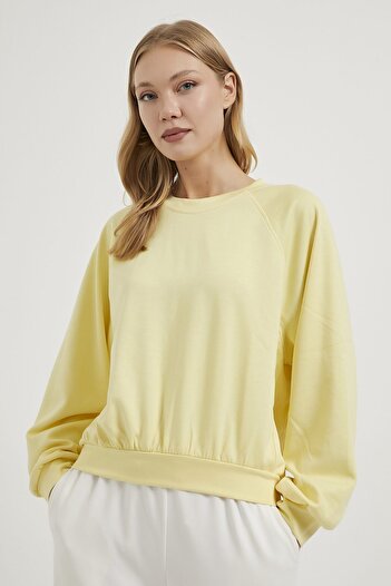 Arma Life Armalife 5435 Bis Collar Modal Textured Women's Sweatshirt