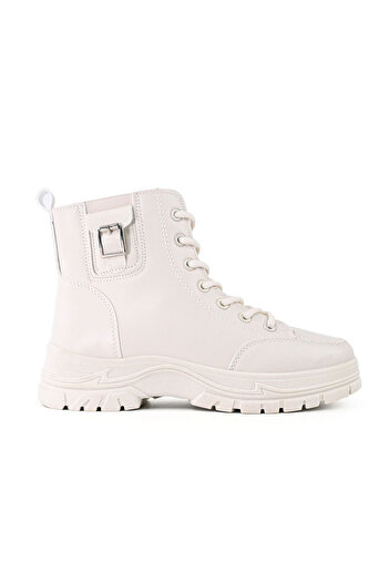 Tmall Women's boots, Made of -leather, GD1072, White