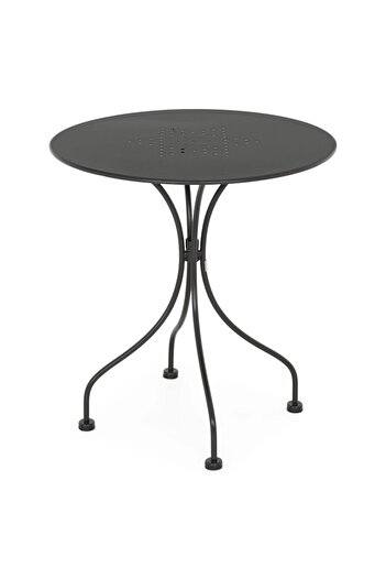 Maison Mex Masa rotunda gradina/terasa BOULEVARD H.71 D.65 negru