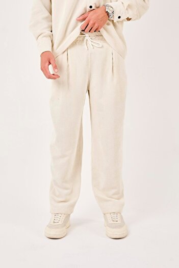 Rocqerx X-1004 Elastic Waist Corduroy Trousers
