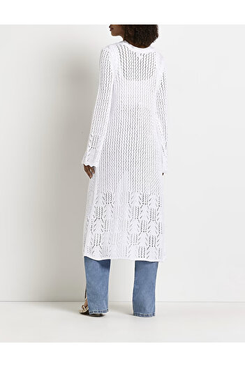 River Island long cardigan, white
