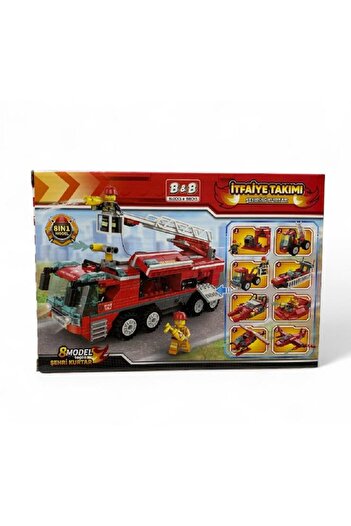 Birlik Oyuncak 86 Piece Fire Brigade Lego Set 1286