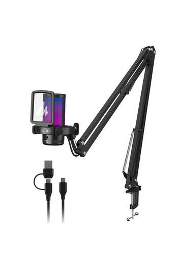 Generic Maono DM 20 RGB Gaming USB Microphone, DM 20 S Condenser Mic with Mute, Gain, Monitoring, Boom Arm,