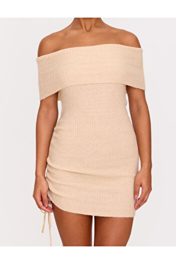 Pretty Little Thing PRETTYLITTLETHING mini dress, beige