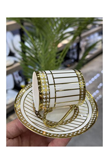 ACAR Luxury Porcelain 6-Piece Mabel Coffee Cup Set