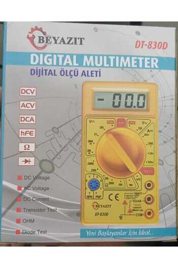 Beyazıt Digital Avometer Multimeter Measuring Instrument Current Voltage Resistance Meter