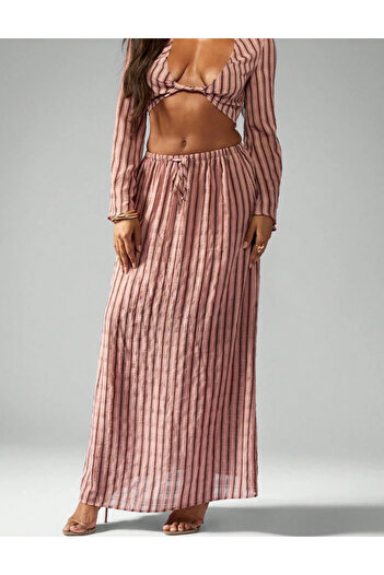 SHEIN Missguided by Shein maxi skirt, pink